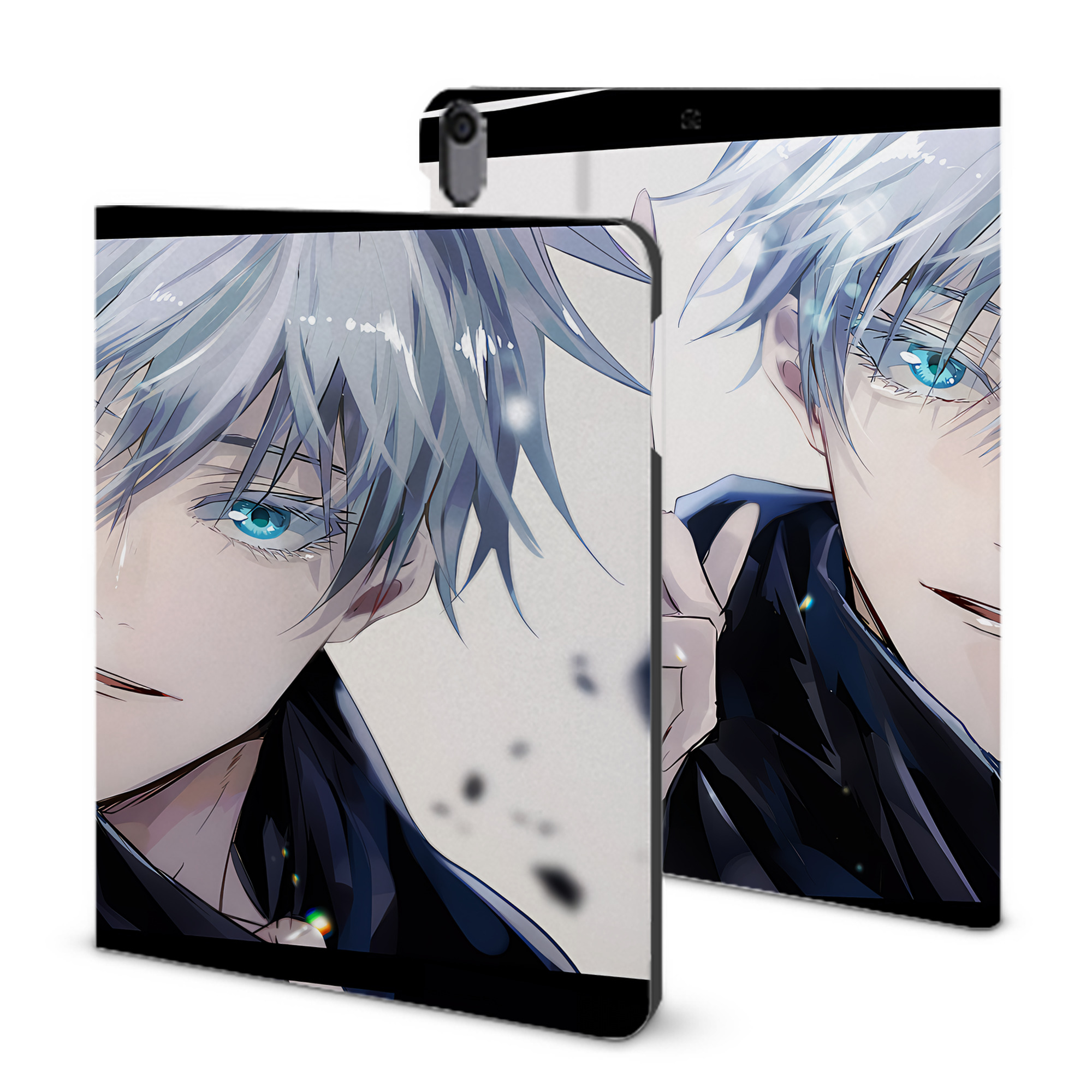 （画像用） 呪術廻戦 Jujutsu Kaisen IPad ケース ブック型 PUレザー TPU 耐衝撃 軽量 薄型 ペン収納なし 全面保護 IPad 各モデル対応